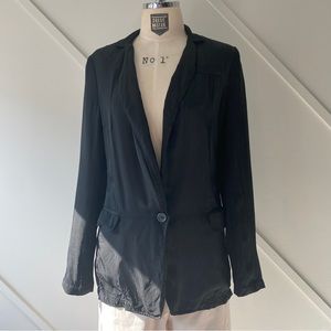Club Monaco Single Breast 90s Oversized Blazer - 0
